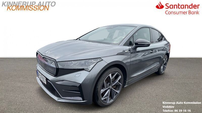Koks Brugt 2023 Skoda Enyaq iV RS SUV | 289.900 kr. (Super pris) - Billede 1/4