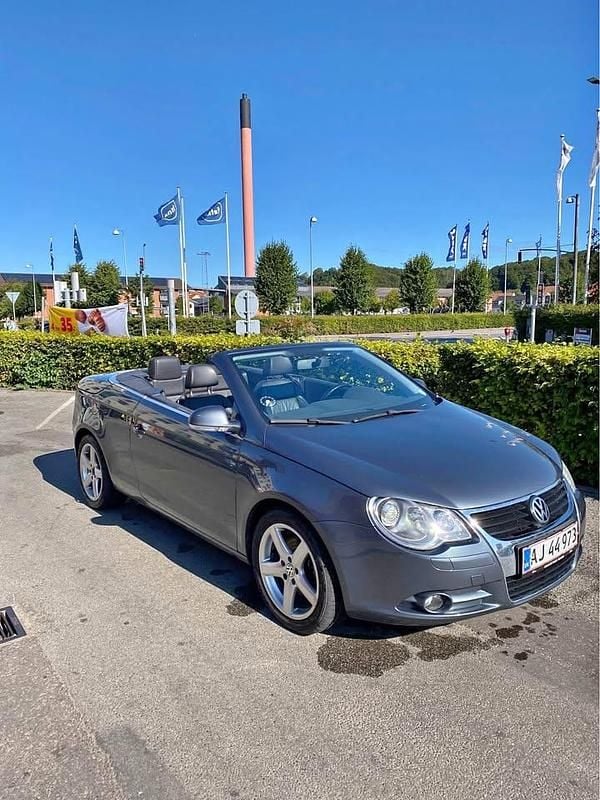Sort Brugt 2008 VW Eos Cabriolet | 58.000 kr. - Billede 1/4