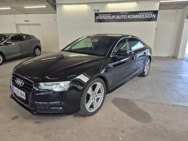 Sort metal Brugt 2016 Audi A5 Sportback Hatchback | 154.900 kr. - Billede 1/4