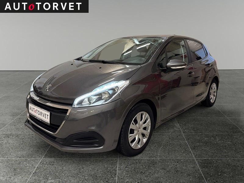 Gråmetal Brugt 2018 Peugeot 208 Active Hatchback | 57.700 kr. (Fair pris) - Billede 1/4