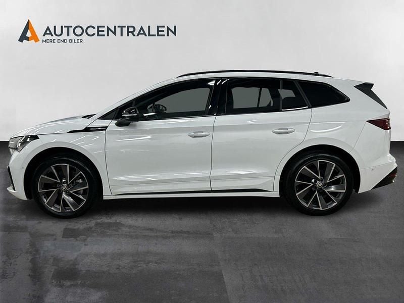 Brugt Skoda Enyaq iV SportLine 210 kW (286 HK) 2024 Hvidmetal SUV