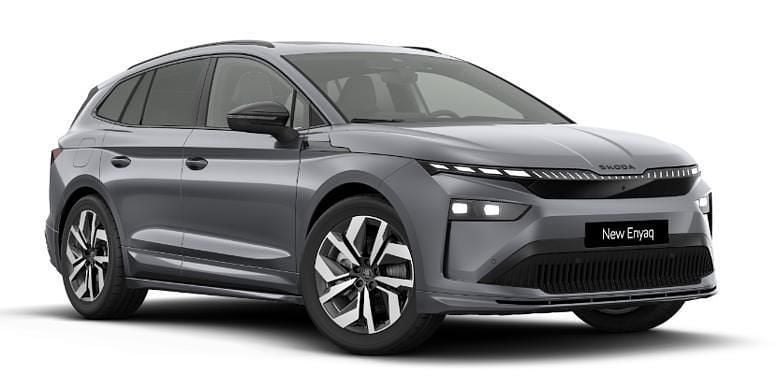 Gråmetal Ny 2026 Skoda Enyaq iV SportLine SUV | 431.352 kr. (Fair pris) - Billede 1/1