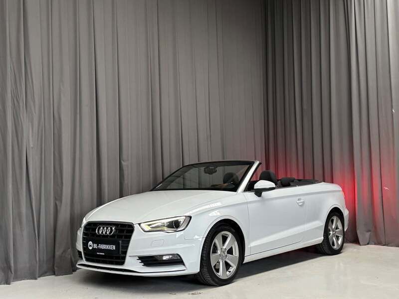 Hvid Brugt 2015 Audi A3 Ambition Cabriolet | 159.900 kr. (Fair pris) - Billede 1/4