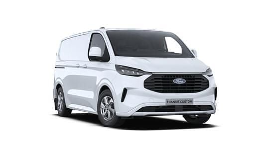 Hvid Ny 2025 Ford E-Transit Limited Van | 299.800 kr. - Billede 1/2