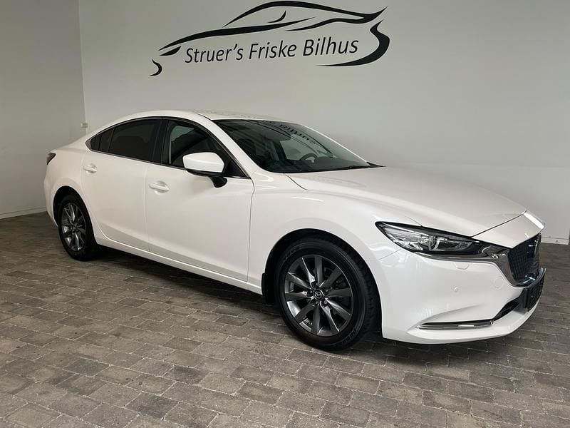 Snowflake white pearl Brugt 2019 Mazda 6 Touring Sedan | 199.900 kr. (Fair pris) - Billede 1/4