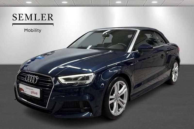 Mørkblåmetal Brugt 2020 Audi A3 Cabriolet Sport Cabriolet | 299.900 kr. (Dyr) - Billede 1/4