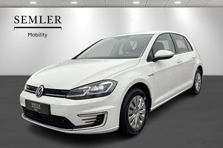 Hvid Brugt 2020 VW e-Golf Comfortline Hatchback | 124.900 kr. (Lidt for dyr) - Billede 1/4