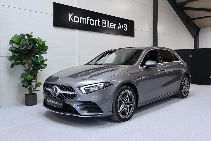 Brugt Mercedes A250 AMG line 218 HK (160 kW) 2020 Gråmetal Hatchback
