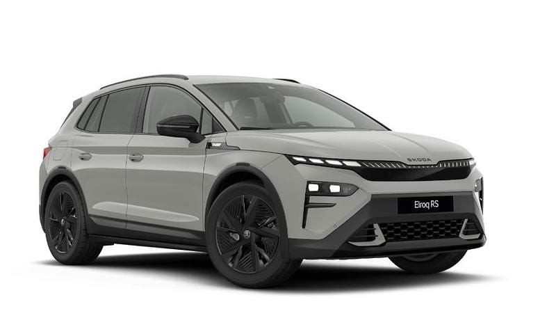 Grå Ny 2025 Skoda Elroq RS SUV | 389.900 kr. (Fair pris) - Billede 1/4