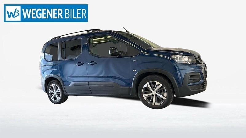 Blåmetal Brugt 2022 Peugeot e-Rifter GT MPV | 219.800 kr. - Billede 1/4