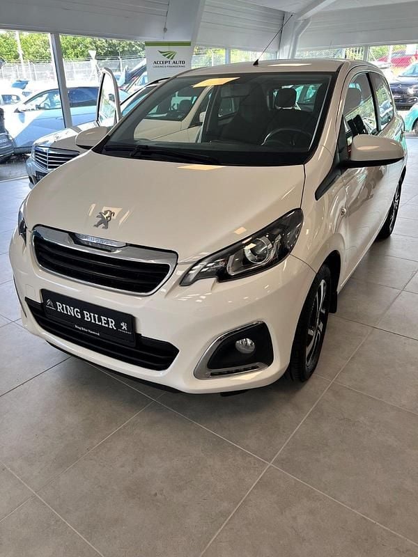 Hvid Brugt 2019 Peugeot 108 Allure+ Hatchback | 78.800 kr. (Fair pris) - Billede 1/4