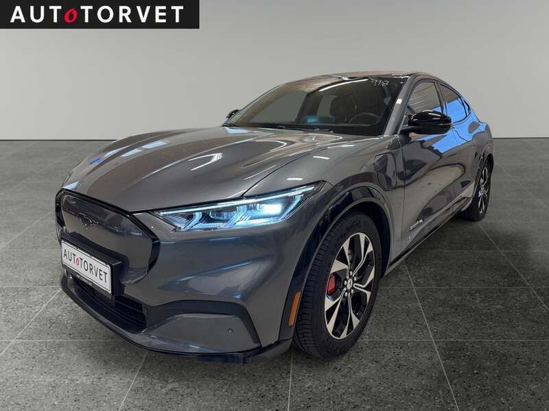 Gråmetal Brugt 2021 Ford Mustang Mach-E Extended Range SUV | 179.700 kr. (Super pris) - Billede 1/4