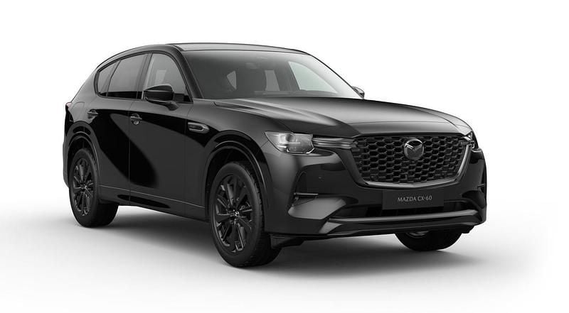 Farve ……………………………………………………………………. jet black Ny 2025 Mazda CX-60 Homura-Line SUV | 519.900 kr. (Fair pris) - Billede 1/4