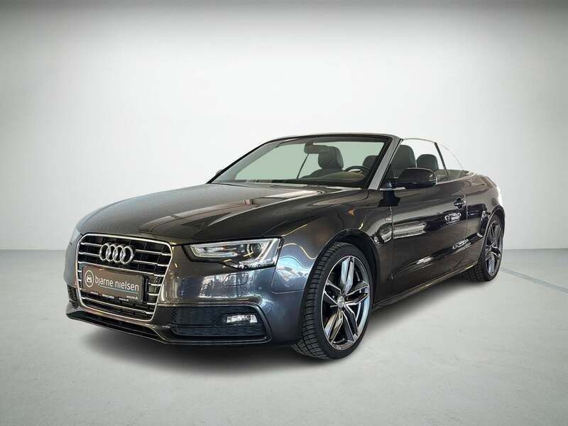 Gråmetal Brugt 2015 Audi A5 Cabriolet S-Line Cabriolet | 249.900 kr. - Billede 1/4