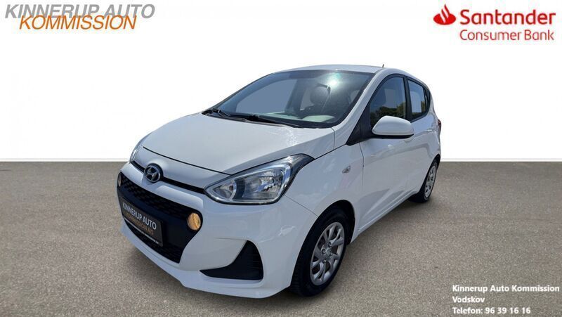 Hvid Brugt 2018 Hyundai i10 Eco Hatchback | 49.900 kr. (Super pris) - Billede 1/4