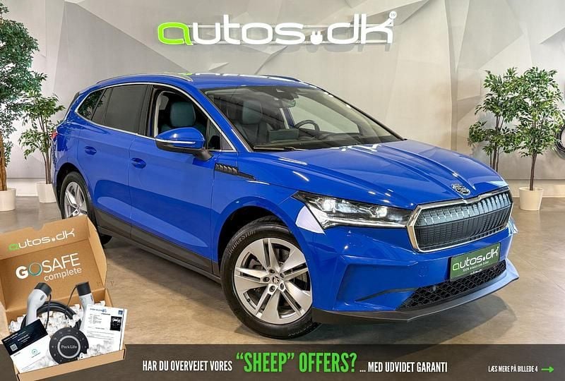 Blå Brugt 2022 Skoda Enyaq iV Suite SUV | 219.000 kr. (God pris) - Billede 1/3