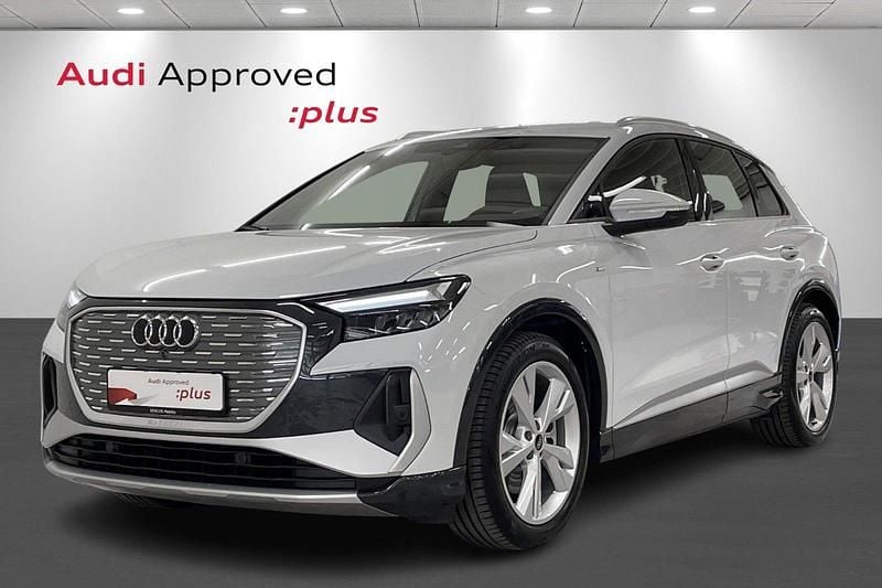 Hvidmetal Brugt 2024 Audi Q4 e-tron S-Line SUV | 369.900 kr. (God pris) - Billede 1/4
