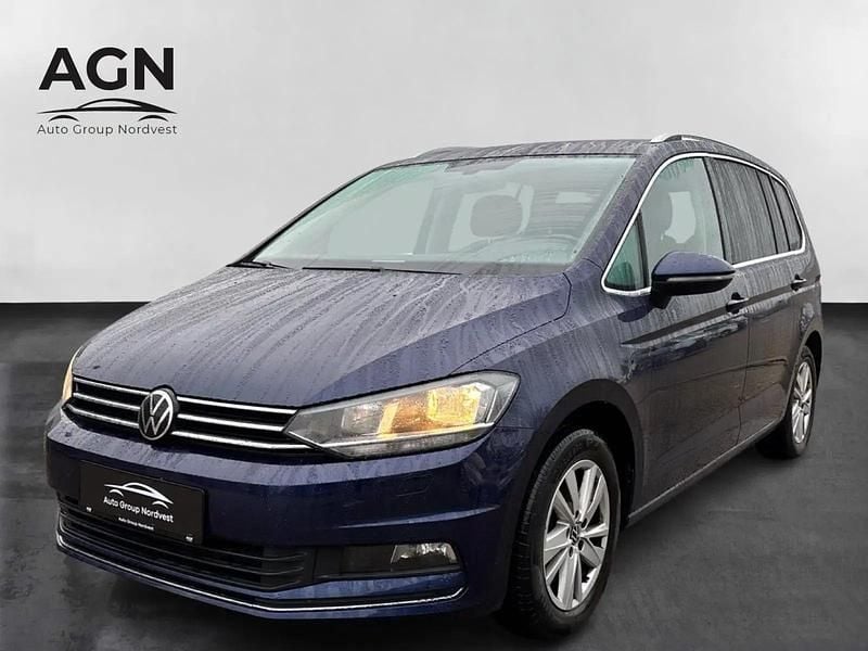 Blåmetal Brugt 2021 VW Touran Highline MPV | 299.900 kr. (Fair pris) - Billede 1/4