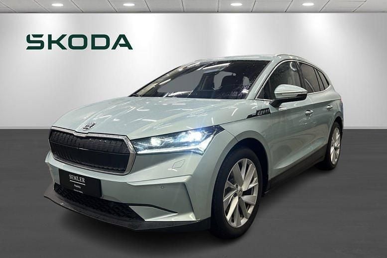 Lysblåmetal Brugt 2021 Skoda Enyaq iV Suite SUV | 264.900 kr. (Fair pris) - Billede 1/4