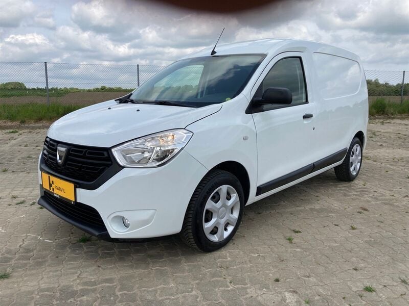 Hvid Brugt 2020 Dacia Dokker Essentiel Van | 84.360 kr. - Billede 1/4