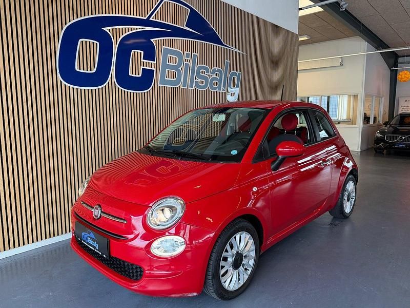 Rød Brugt 2015 Fiat 500 Pop | 57.900 kr. (Fair pris) - Billede 1/4