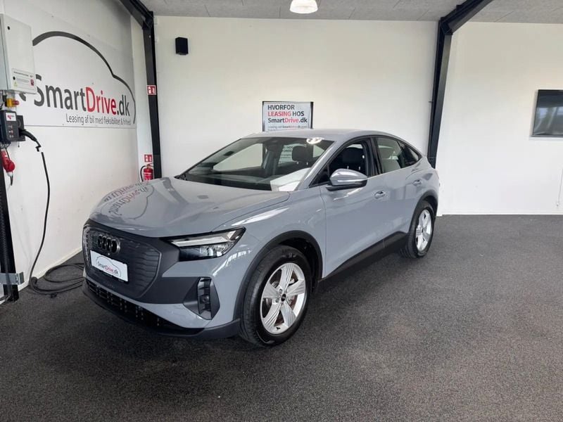 Gråmetal Brugt 2022 Audi Q4 Sportback e-tron Advanced SUV | 309.990 kr. (God pris) - Billede 1/4