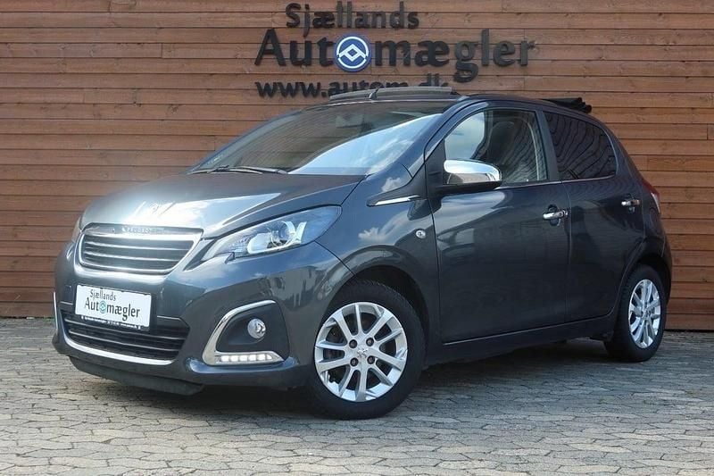 Grå Brugt 2016 Peugeot 108 Desire Top! Hatchback | 55.000 kr. (Fair pris) - Billede 1/4