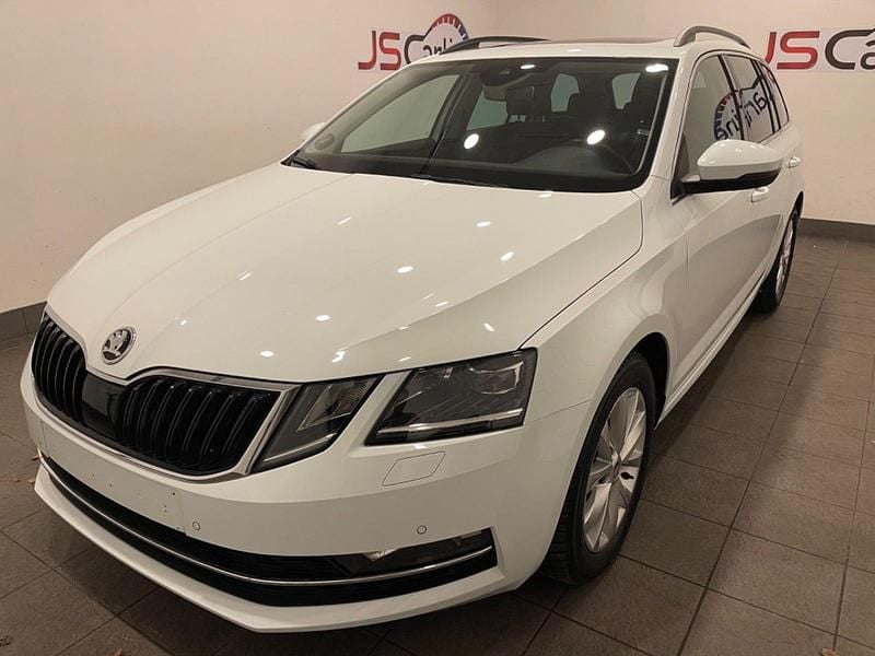Hvid Brugt 2018 Skoda Octavia Business Line Stationcar | 199.900 kr. - Billede 1/4