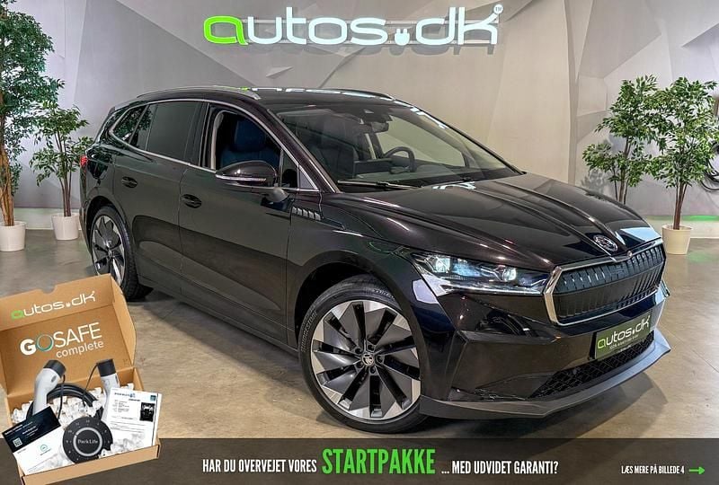 Sortmetal Brugt 2021 Skoda Enyaq iV Suite SUV | 264.000 kr. (Fair pris) - Billede 1/4