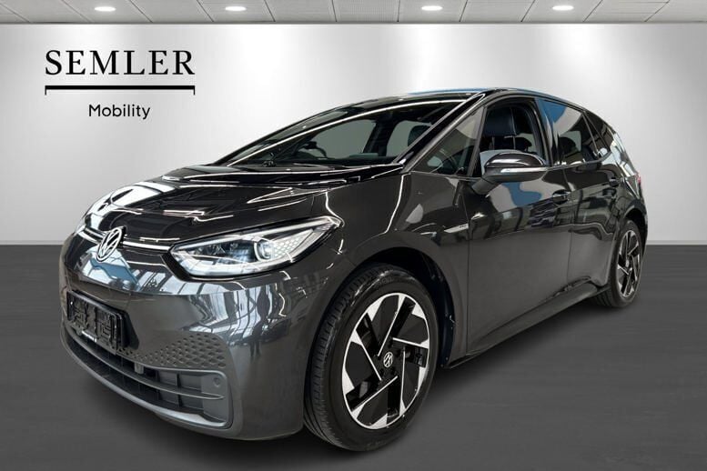 Mørkgrå Brugt 2021 VW ID.3 Pro Performance Hatchback | 174.900 kr. (Fair pris) - Billede 1/4