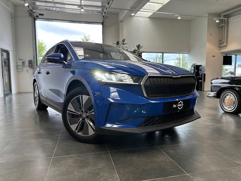 Mørkblåmetal Brugt 2021 Skoda Enyaq iV SUV | 239.999 kr. (God pris) - Billede 1/4