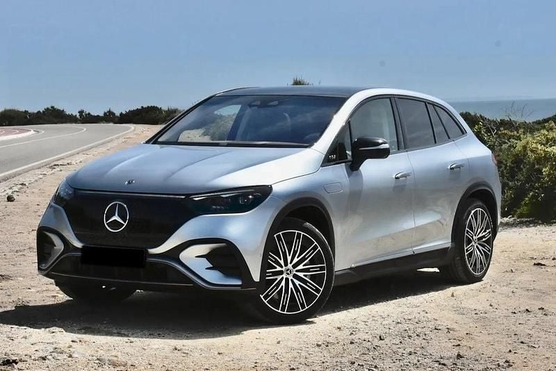Sølvmetal Brugt 2024 Mercedes EQE500 AMG line SUV | 479.900 kr. - Billede 1/3