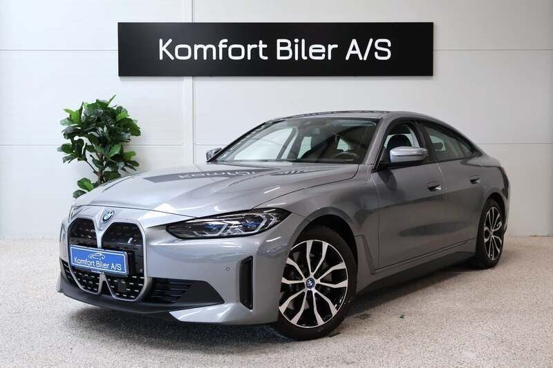 Gråmetal Brugt 2022 BMW i4 Sedan | 329.900 kr. - Billede 1/4
