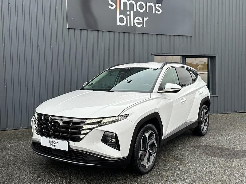 Hvid Brugt 2021 Hyundai Tucson Advanced SUV | 249.900 kr. - Billede 1/4