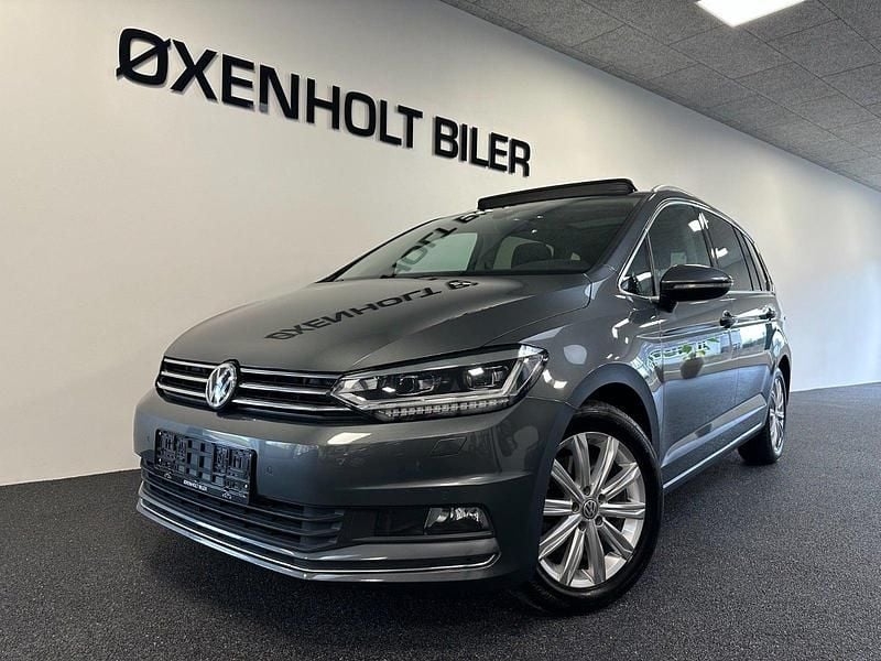 Gråmetal Brugt 2018 VW Touran Highline MPV | 219.900 kr. (Fair pris) - Billede 1/4