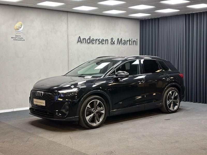 Sort Brugt 2021 Audi Q4 e-tron S-Line SUV | 228.800 kr. (Fair pris) - Billede 1/4