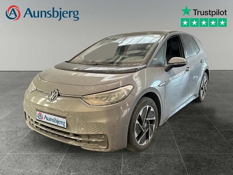 Grå Brugt 2022 VW ID.3 Pro Performance Hatchback | 164.500 kr. (God pris) - Billede 1/4