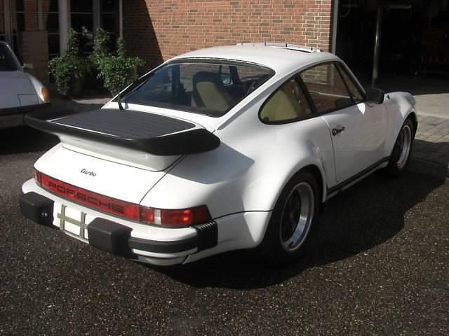 Hvid Brugt 1979 Porsche 930 Turbo Coupe | 1.125.000 kr. - Billede 1/4