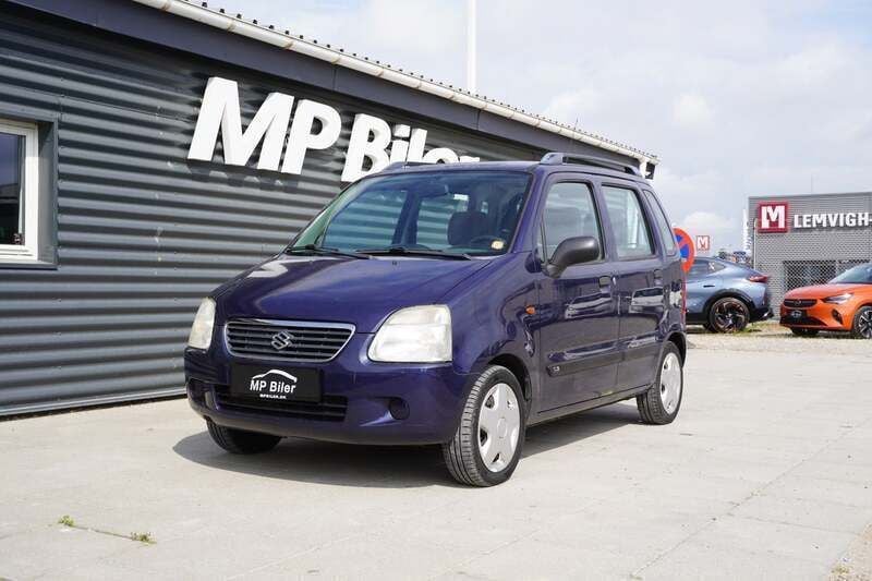 Blå Brugt 2002 Suzuki Wagon R+ GL Stationcar | 19.900 kr. (Lidt for dyr) - Billede 1/4