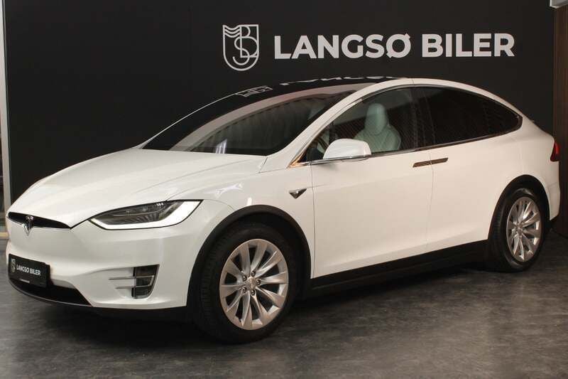 Hvidmetal Brugt 2017 Tesla Model X SUV | 369.500 kr. (Lidt for dyr) - Billede 1/4