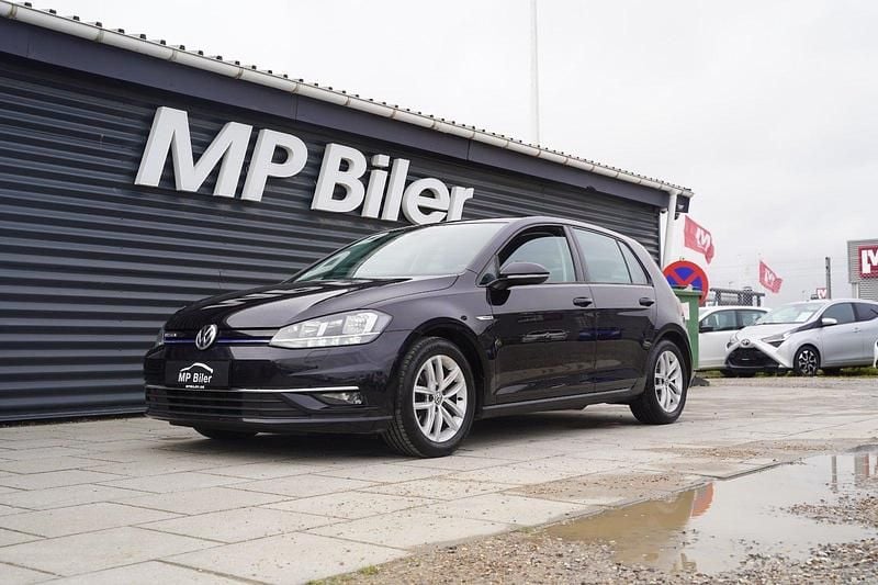 Sortmetal Brugt 2018 VW Golf VII Comfortline Hatchback | 149.700 kr. (Fair pris) - Billede 1/4