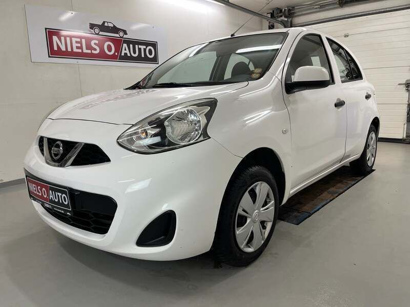 Hvid Brugt 2015 Nissan Micra Acenta Hatchback | 39.900 kr. (Fair pris) - Billede 1/4