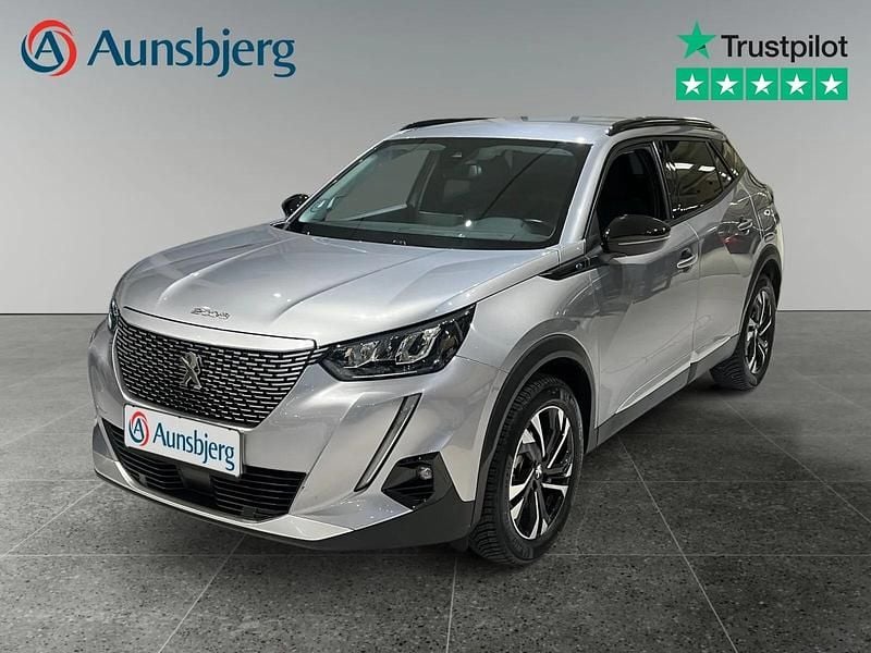 Grå metal Brugt 2022 Peugeot e-2008 Allure SUV | 134.500 kr. (Fair pris) - Billede 1/4