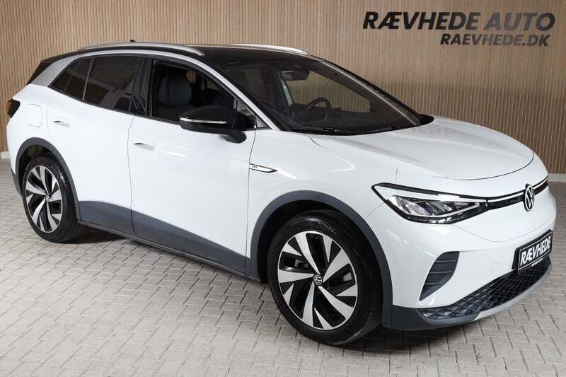 Hvid Brugt 2021 VW ID.4 Pro Performance SUV | 228.900 kr. (God pris) - Billede 1/4