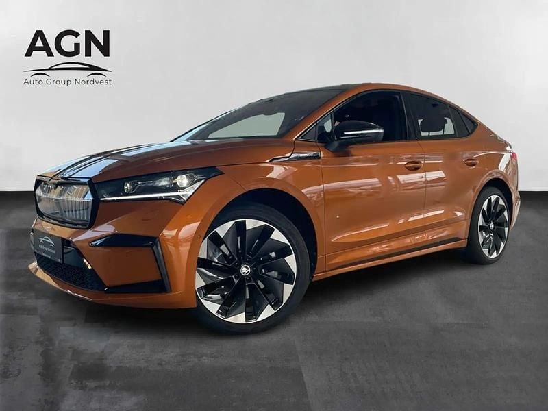 Orangemetal Brugt 2024 Skoda Enyaq iV SportLine SUV | 379.900 kr. - Billede 1/4
