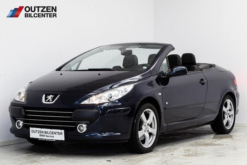 Blåmetal Brugt 2008 Peugeot 307 CC Cabriolet | 44.900 kr. - Billede 1/4