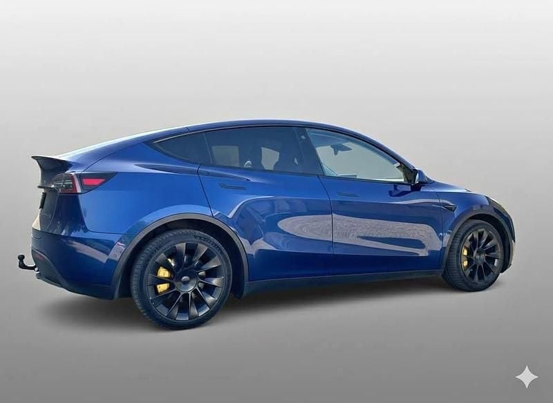 Brugt Tesla Model Y Long Range AWD 378 kW (514 HK) 2021 Blå SUV