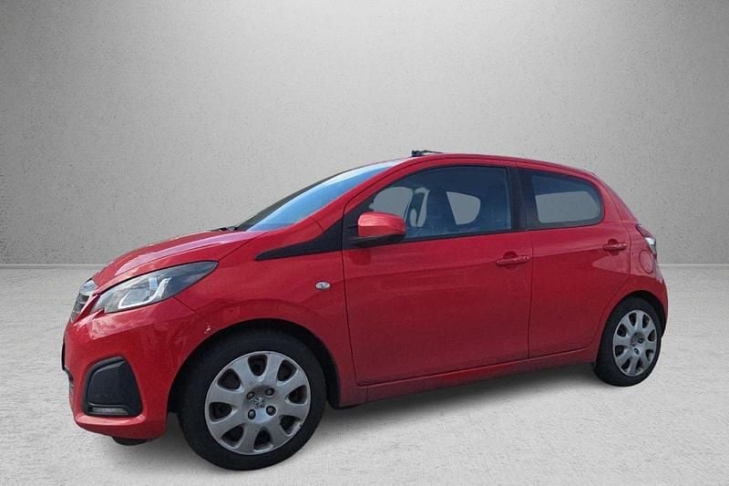 Rød Brugt 2014 Peugeot 108 Access Hatchback | 32.400 kr. (God pris) - Billede 1/4