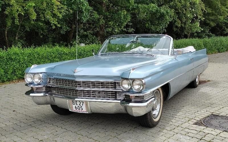 Blå Brugt 1963 Cadillac Serie 62 Cabriolet | 295.000 kr. - Billede 1/4