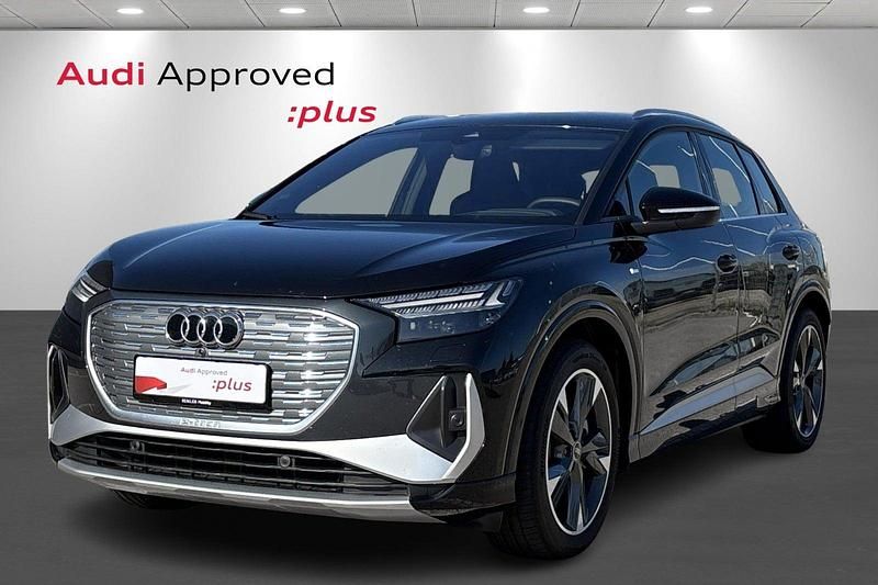 Sort Brugt 2025 Audi Q4 e-tron Advanced SUV | 409.900 kr. (Dyr) - Billede 1/4